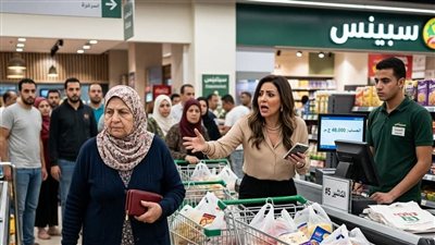 بنتي ملت 3 عربيات في السوبر ماركت 